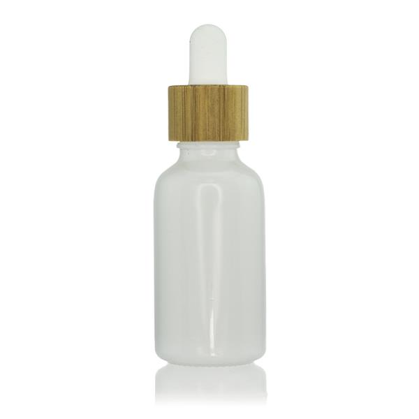 Ceramics Bottle with Bamboo Closure Dropper